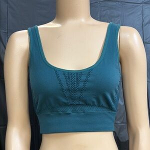 SHEIN Teal Sports Bra